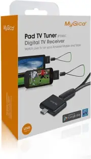 USB TV Tuner PT682C for Watching ATSC Digital TV Anywhere You Go with Type-C Con