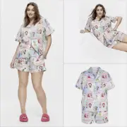 Peter Alexander Plus Women's Disney Mickey Shortie Pyjama Set Various Sizes NWT