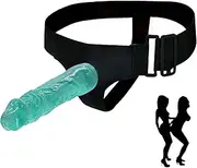 HGDTYRI 21cm Strap-On Dildos Silicone Strap-On Penis for Women with Strong Suction Cup with Adjustable Strap Anal Plug Masturbator for Women Men(Grün)