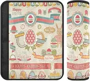 Joitme Easter Scrapbook Set Soft Flannel Carseat Strap Covers for Babies, 4-Pack (2 S & 2 M) - Protects Skin from Scratches