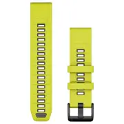 Garmin QuickFit 22 Watch Band - Amp Yellow/Graphite