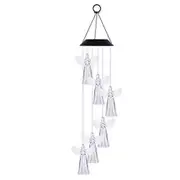 Angel Wind Chimes, Gifts for mom, Garden Gifts,, Wind Chimes Outdoor, Chime Outside, Solar Wind Chimes