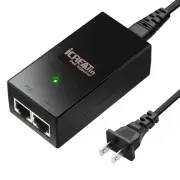 iCreatin Gigabit POE Plus+ Injector 802.3at 30W Power Over Ethernet up to 120
