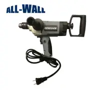 Renegade 1/2" Drywall Mud Mixing Drill w/Rear and Side Handles - Mortar, Thinset