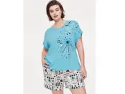 Peter Alexander Womens Plus Size Zodiac Pyjama Set - Sizes 1+ & 3+ - New