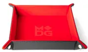 Velvet Folding Dice Tray (Red)