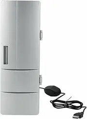 Mini Car Refrigerator USB Fridge Cooler Warmer Freezer Portable Beverage Travel