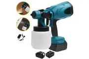 Portable Cordless Electric Spray Gun Airless Car Fence Wall Floor Paint Sprayers