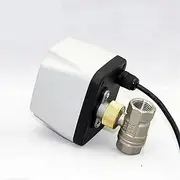 Brass Motorized Ball Valve 304 Stainless Steel Electric 3-Wire 2-Way Control Electric Stable Motorized DN15 DN20 DN25 1Pcs (Size : DN25, Color : 24VDC) (Color : 24vac, Size : DN25) (Color : 220vac,