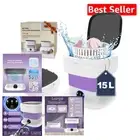 15L Foldable Portable Washing Machine for Home & Travel - Compact & Silent