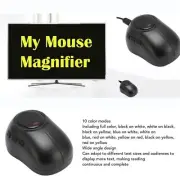 Electronic Mouse Magnifier Low Vision Reading Aid with 10 Color Modes and Image