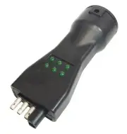 Truck Trailer Vehicle Plug Tester 7 Round Blade 4 Pin Wire Light Brake