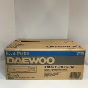 NEW DEAD STOCK Daewoo DV-K47N 4 HEAD Video Cassette Recorder Player VCR