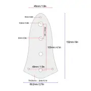 Bass Control Plate Aluminum Alloy Carved Board Volume Switch For Jazz Guitar CHW