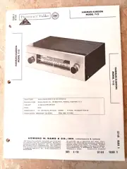 Original NOS Sams Photofact 438-9 - HARMAN-KARDON T-12 am/fm TUNER