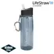 LifeStraw Go 二段式過濾生命淨水瓶 650ml｜海軍藍 (濾水瓶 登山 健行 露營 旅遊 急難 避難 野外求生)