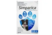 Simparica 10.1-20kg Medium Dog Tick & Flea Chewable Treatment 6 Pack