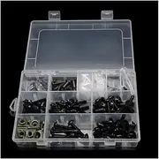Motorcycle Fairing Bolt Kit Motorcycle Fairing Body Bolts Screw Spring Nuts for Hon┐da for CB400 for CB400SF for NSR250 for MC18 for MC21 for CBR250F MC19 for MC22(Black)