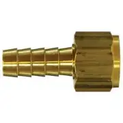 32354 Swivel Adapter, 3/8 in Hose Barbed x 1/2 in FNPSM Gasket Swivel, Brass