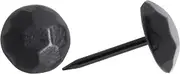 SWZHAI 120Pcs Black Thumb Tacks 7/16 Inch, Upholstery Tacks for Furniture Vintage Decorative Nails, Metal Upholstery Nails for Furniture Sofa 11x17mm