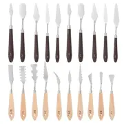 Painting Knife Set, 20Pcs Spatula Palette Knife Scraper Stainless Steel