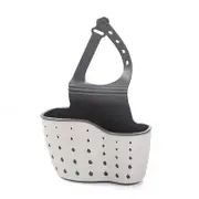 Kitchen Storage Rack Drain Basket For Sink Faucet Hanging Beige Racks & Holders