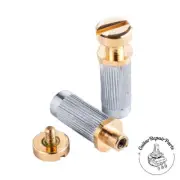 TonePros SS1-G Locking Stop Tailpiece / Wraparound Bridge Stud Set, SAE - Gold