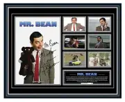 MR. BEAN ROWAN ATKINSON TV SERIES SIGNED LIMITED EDITION FRAMED MEMORABILIA