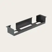 Recess Cable Tray | Cable Management | Office Desk Accessories, Black / None