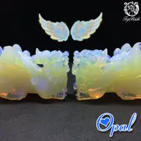 在飛比找蝦皮商城精選優惠-天然蛋白石 飛天貔貅 Opal 手工雕刻 招財開運 蛋白石 