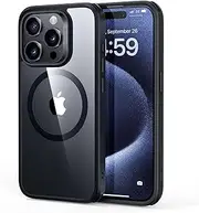 ESR for iPhone 15 Pro Max Case, Compatible with MagSafe, Military-Grade Protection, Yellowing Resistant, Scratch-Resistant Back, Magnetic Phone Case for iPhone 15 Pro Max, Classic Series, Clear Black