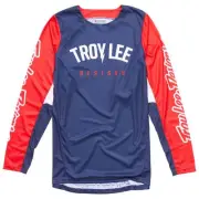 Troy Lee Designs Mens GP Pro Boltz Jerseys-Navy/Red-2X-Large