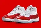 Men’s Size 10.5 Nike Air Jordan 11 Retro High 'Cherry' White Red CT8012-116