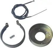 4.5 Inch Drum Band Cable Brake KIT for Go Kart Go Cart Yard Cart Mini Bike Yerf-