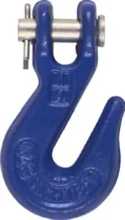 5 Pack Clevis Grab Hook, Blue, 1/4-In. N177-212