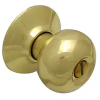 在飛比找樂天市場購物網優惠-廣安牌喇叭鎖 C9710 裝置距離60mm無鑰匙(金色)浴室