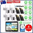 Solar Security Camera Outdoor 4PCS 4MP Wireless Battery Camera System 10CH NVR