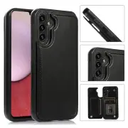 Wallet Case For Galaxy A54,RFID Blocking Card Slot,Durable Leather Phone Case For Galaxy A54-Black