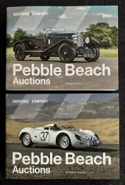 2022 Gooding Pebble Beach Auction 2 New Catalogs BUGATTI T57SC Atalante FERRARI