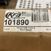 Polaris Turbo RZR XP S Winch Mount #101890