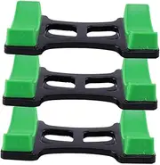 Kisangel 3Pcs Dumbbell Holder Stand Durable Weight Rack for Home Gym Stable Dumbbell Bracket Floor for Fitness Training