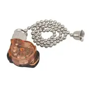 Ceiling Fan Light Switch, E87438 Fan Lamp Switch with 11" Beaded Pull Chain,