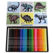 36pc Rex London Colouring Pencils Drawing Stationery 3y+ Prehistoric Land