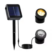 Landscape Pool Yard Lawn Patio Lamp 6 LED Solar Spot Light Outdoor Garden