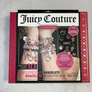 Juicy Couture DIY Bracelet Kit 464 Piece Makes 10 Chains with Charms NEW Gift