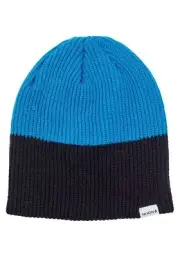 Nixon Horizon Navy / Light Blue Beanie Hat Cap One Size Skate Surfing Brand New