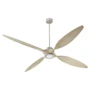 Papillon - 4 Blade Wifi Ceiling Fan In Soft Contemporary Style-15.5 Inches Tall