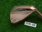 TaylorMade Milled Grind Hi-Toe 3 58* 13* Lob Wedge Stiff Pured Steel +.5" New