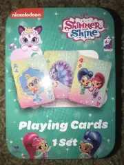 Cardinal Nickelodeon Shimmer and Shine Playing Cards Deck in Tin - New