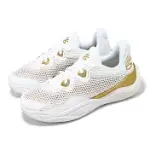 UNDER ARMOUR 籃球鞋 CURRY SPLASH 24 AP 男鞋 白 金 網布 緩衝 低筒 咖哩 運動鞋 UA 3027262101